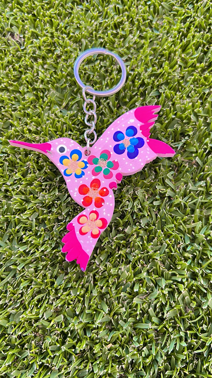 Llaveros alebrije de Colibrí / Hummingbird Alebrije Keychains