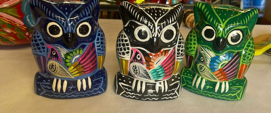 Alcancias de búho / Owl piggy banks