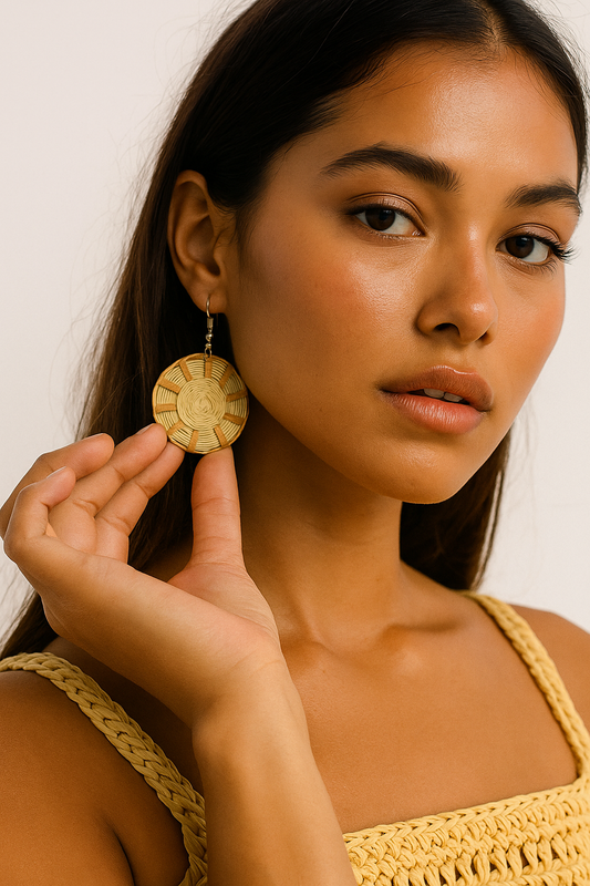 Aretes platitos / Platito earrings