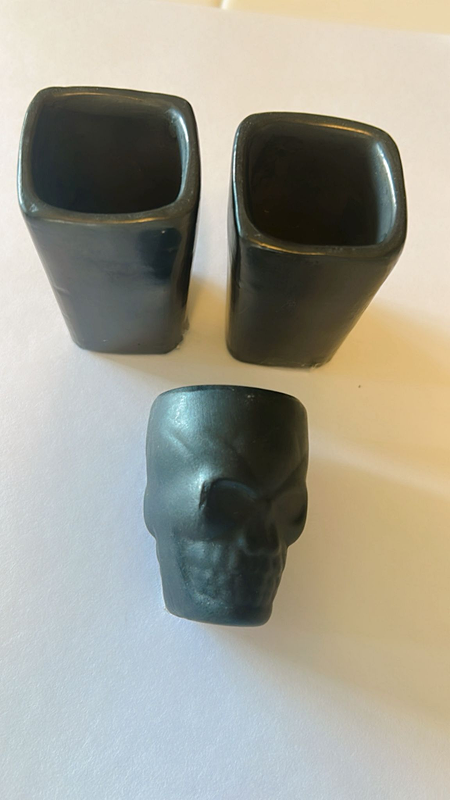 Copas de barro negro / Black clay cups