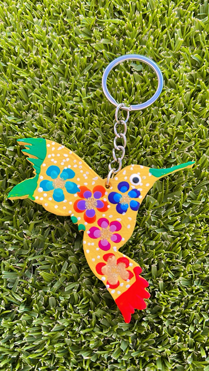 Llaveros alebrije de Colibrí / Hummingbird Alebrije Keychains
