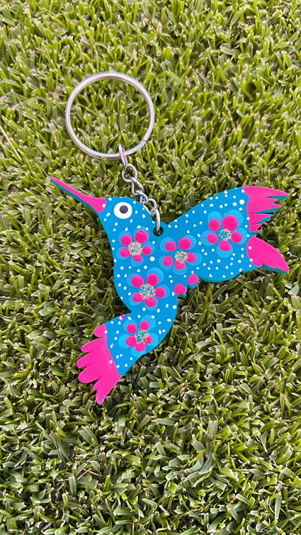 Llaveros alebrije de Colibrí / Hummingbird Alebrije Keychains