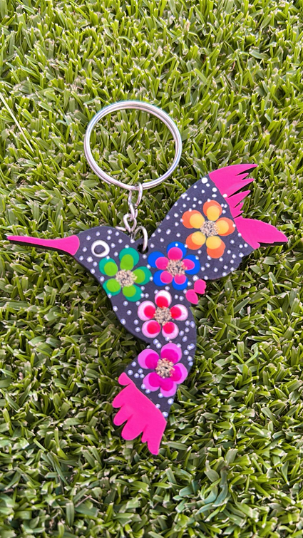 Llaveros alebrije de Colibrí / Hummingbird Alebrije Keychains
