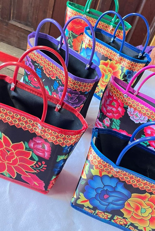 Bolsas floreadas