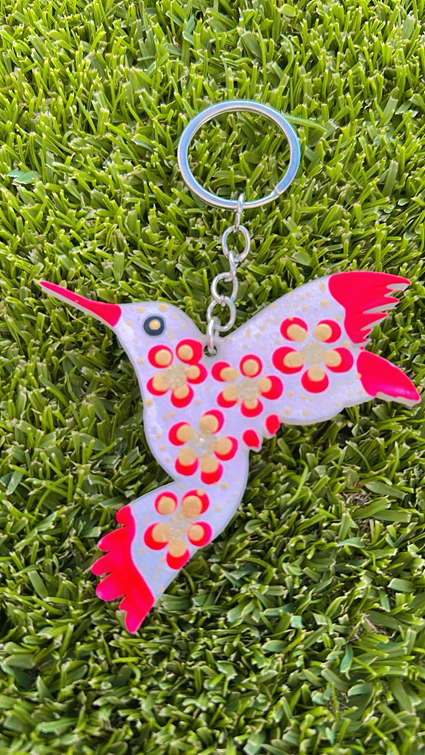 Llaveros alebrije de Colibrí / Hummingbird Alebrije Keychains