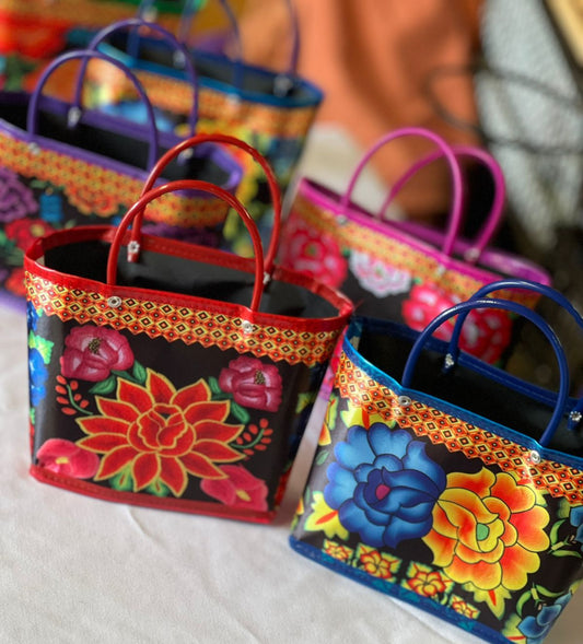 Bolsas floreadas